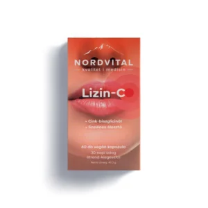 Nordvital L-lizín + vitamín C kapsuly 60ks