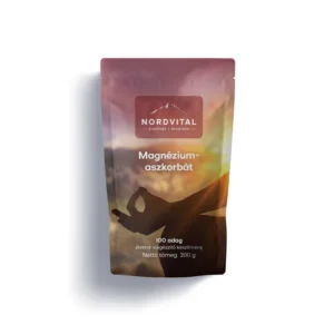 Nordvital Prášok z horčík askorbát 200g