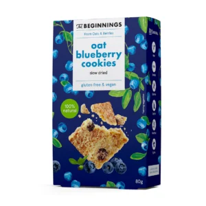 Beginnings Ovsené sušienky s čučoriedkami 80g