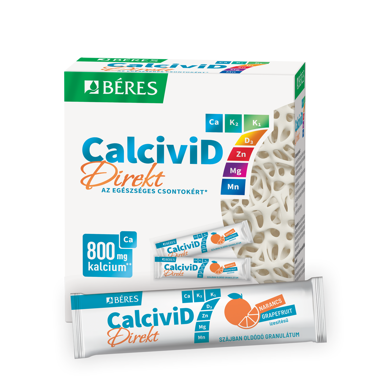 Béres Calcivid7 pulbere efervescentă, 20 bucăți