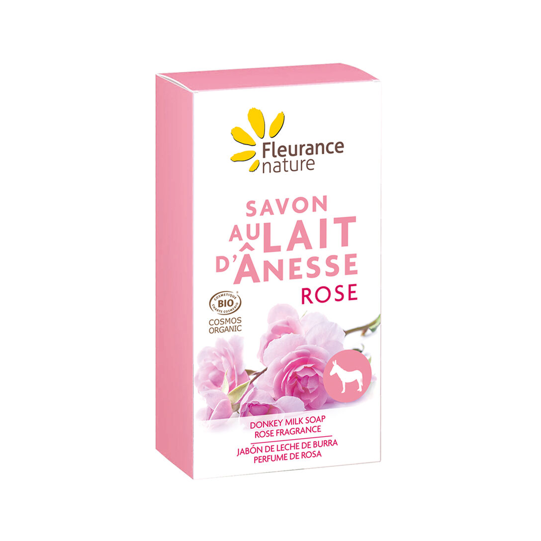 Fleurance Nature BIO Szamártejes Szappan, vadrózsa illattal, 100g