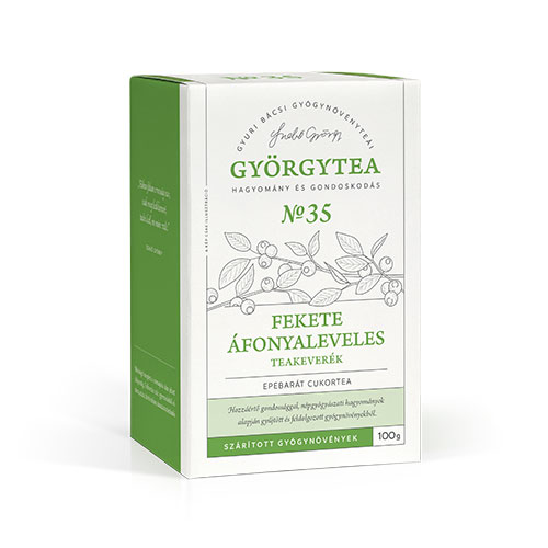 Györgytea Čajová zmes - list z čučoriedka 100g