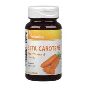 Vitaking Beta-caroten, capsule de 25000 IU, 100 bucăți