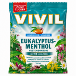 Vivil Cukríky na hrdlo s eukaliptusom - BEZ CUKRU 17ks