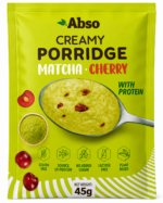 Abso Bezlepkovo-Matcha a čerešnová ryžová kaša 45g