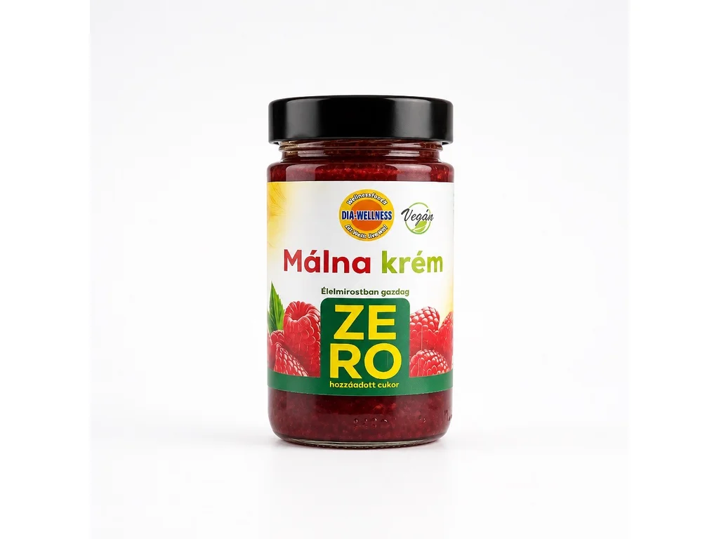 Dia-wellness Malinový krém - Bez cukru 250g