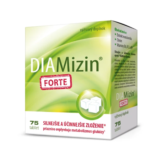 Diamizin FORTE kapsuly na diabetes 75ks