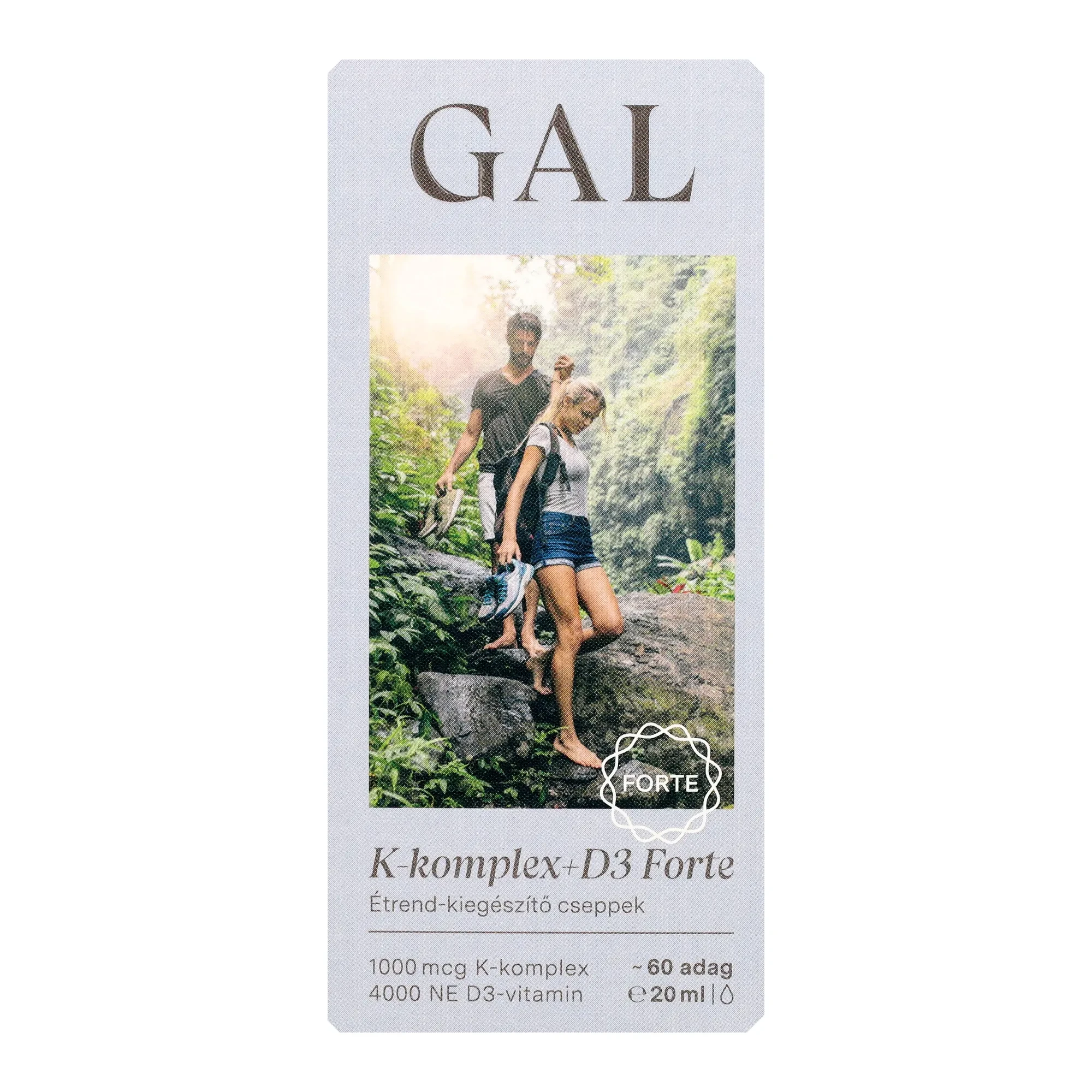 Gal K2 + D3 kvapky - FORTE 20ml 60 dávok