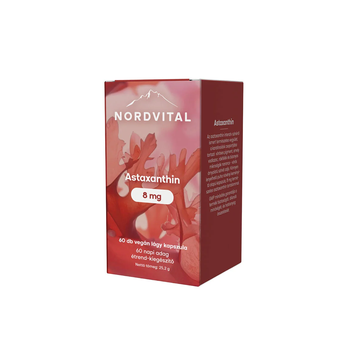 Nordvital Astaxantín kapsuly 8mg 60ks