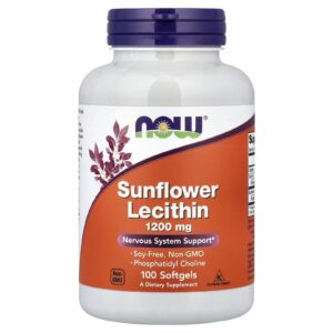 Now Slnečnicový lecitín kapsuly 1200mg 100ks