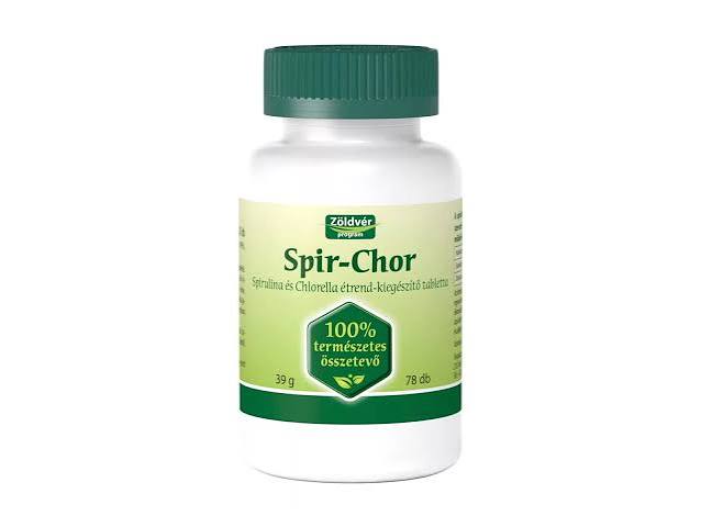Zöldvér Spriulina + chlorela tabletky 78ks