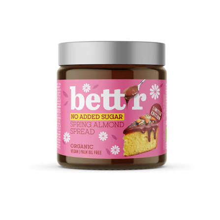 Bettr Bio Spring Mandlový krém - Bez cukru 250g