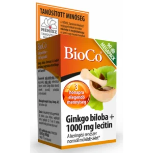 Bioco Ginko biloba + lecitín kapsuly 90ks