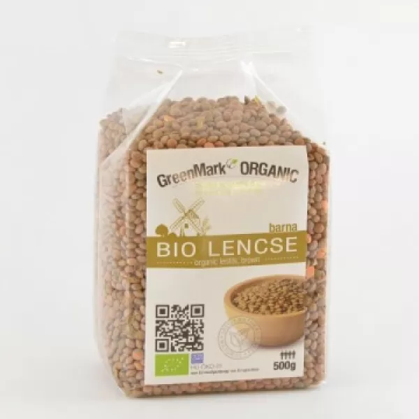 Greenmark Bio Hnedá šošovica 500g