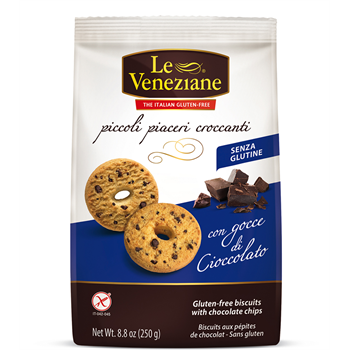 Le Veneziane Bezlepkovo-čokoládové keksíky 250g
