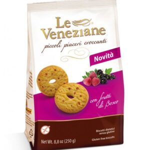 Le Veneziane Bezlepkové keksíky - Lesné plody 250g