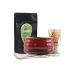 Matcha set + Matcha powder – Red, 1 item
