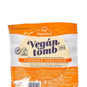 Veganchef Rastlinný blokový syr s príchuťou cheddar 200g
