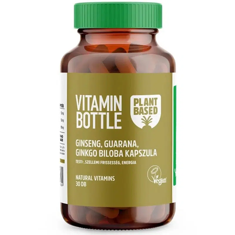 Vitamin Bottle Ženšen, guarana gingko kapsuly 30ks