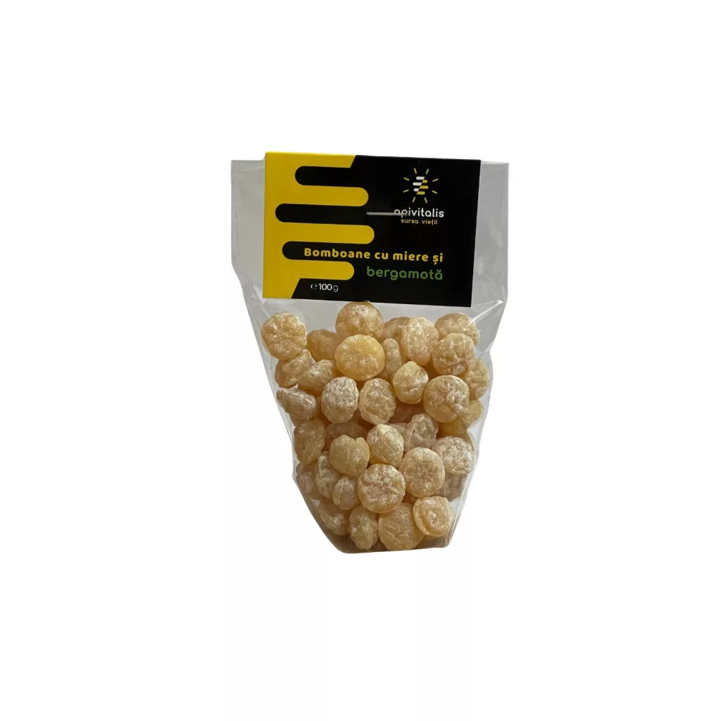 Apivitalis Medové cukríky s bergamotu 100g