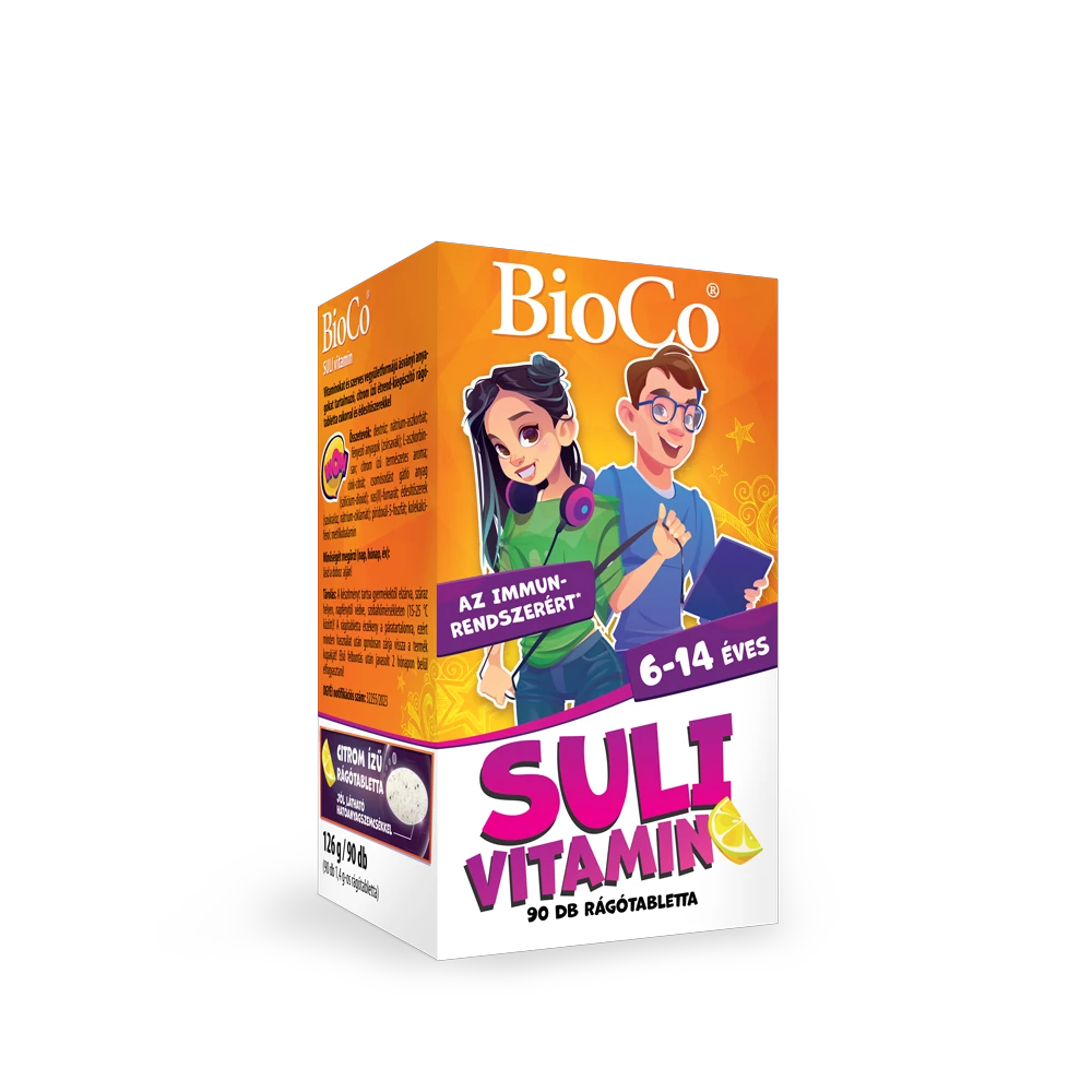 Bioco Multivitamín pre deti s príchuťou citrónou 90ks