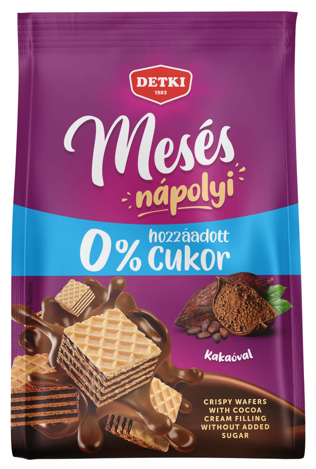 Detki Kakaová napolitánka so sladidlami 180g