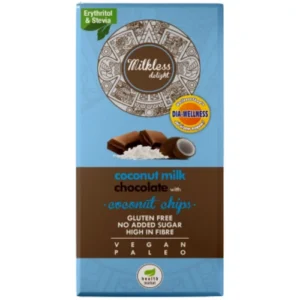 Milkless delight Mliečná čokoláda so kokosového chipsy 80g