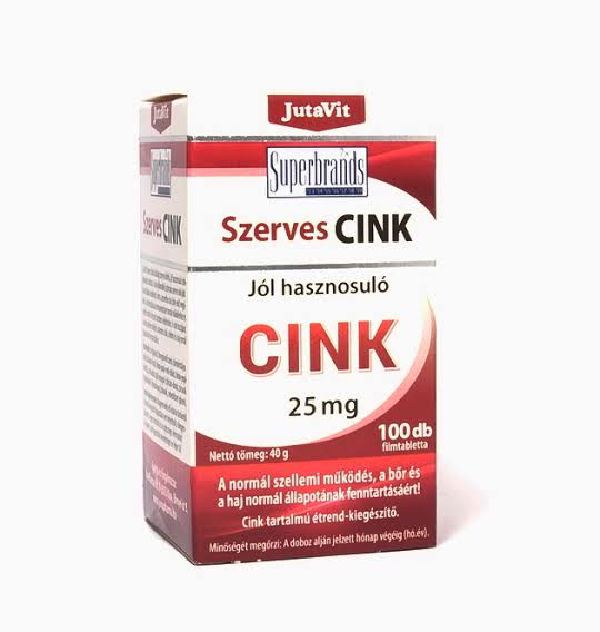 Jutavit Organický zinok 100ks