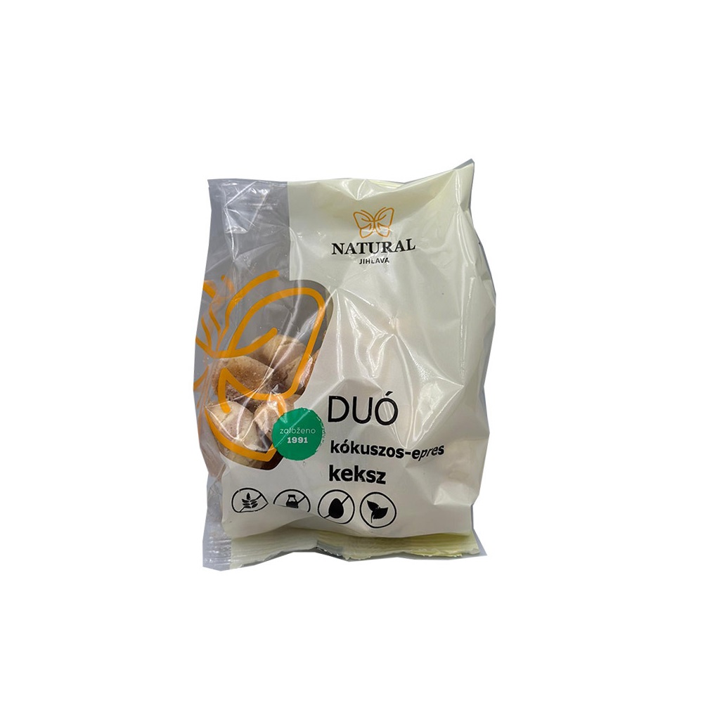 Natural Duo Kokosovo-jahodové keksíky 150g