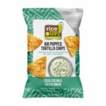 Rice up Chrumkavé tortilla chipsy s príchuťou smot. cibule 60g
