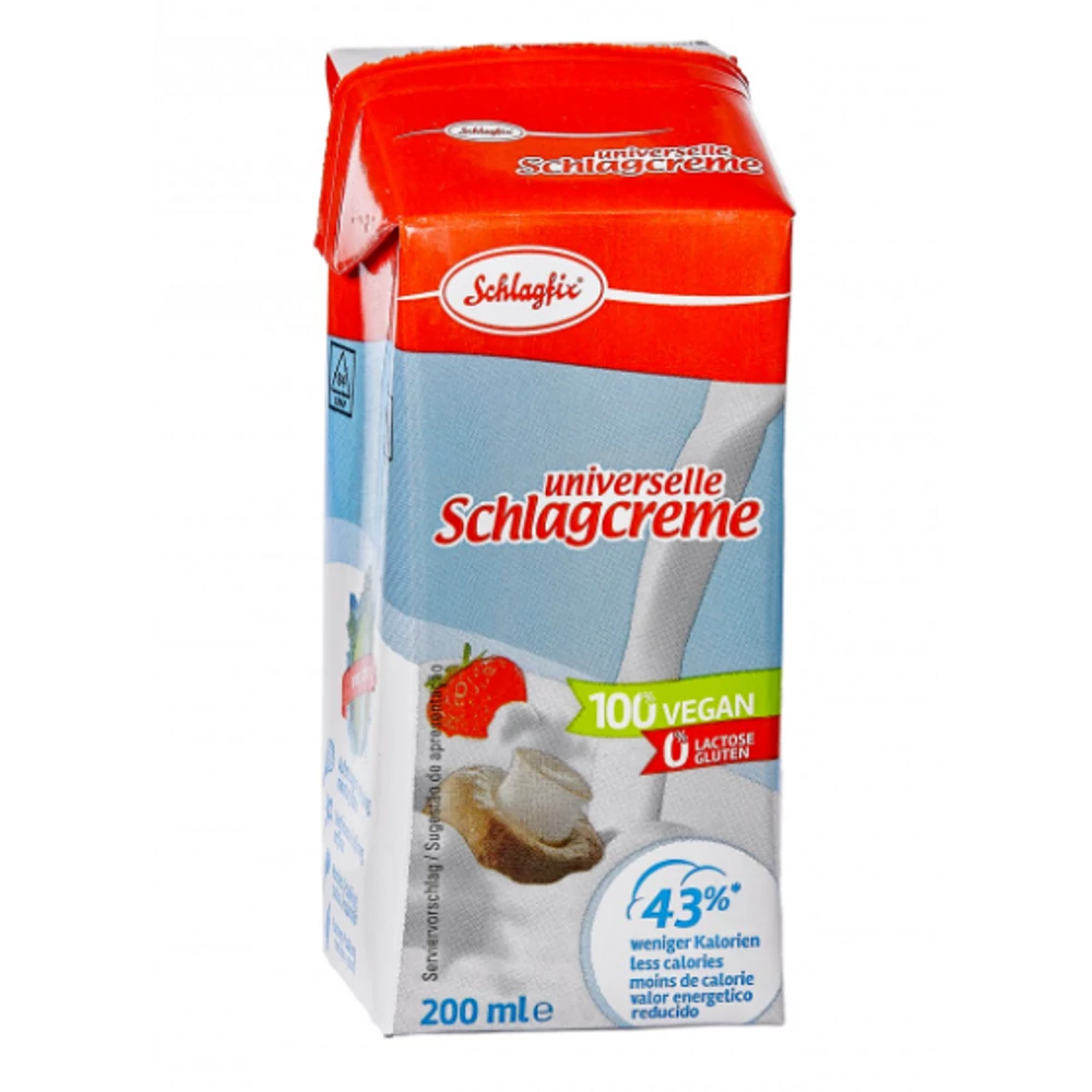 Schlagfix vegan šlahačka na šlahanie a na varenie 200ml