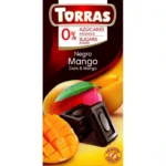 Torras Bezlepková horká čokoláda s mangom so sladidlami 75g