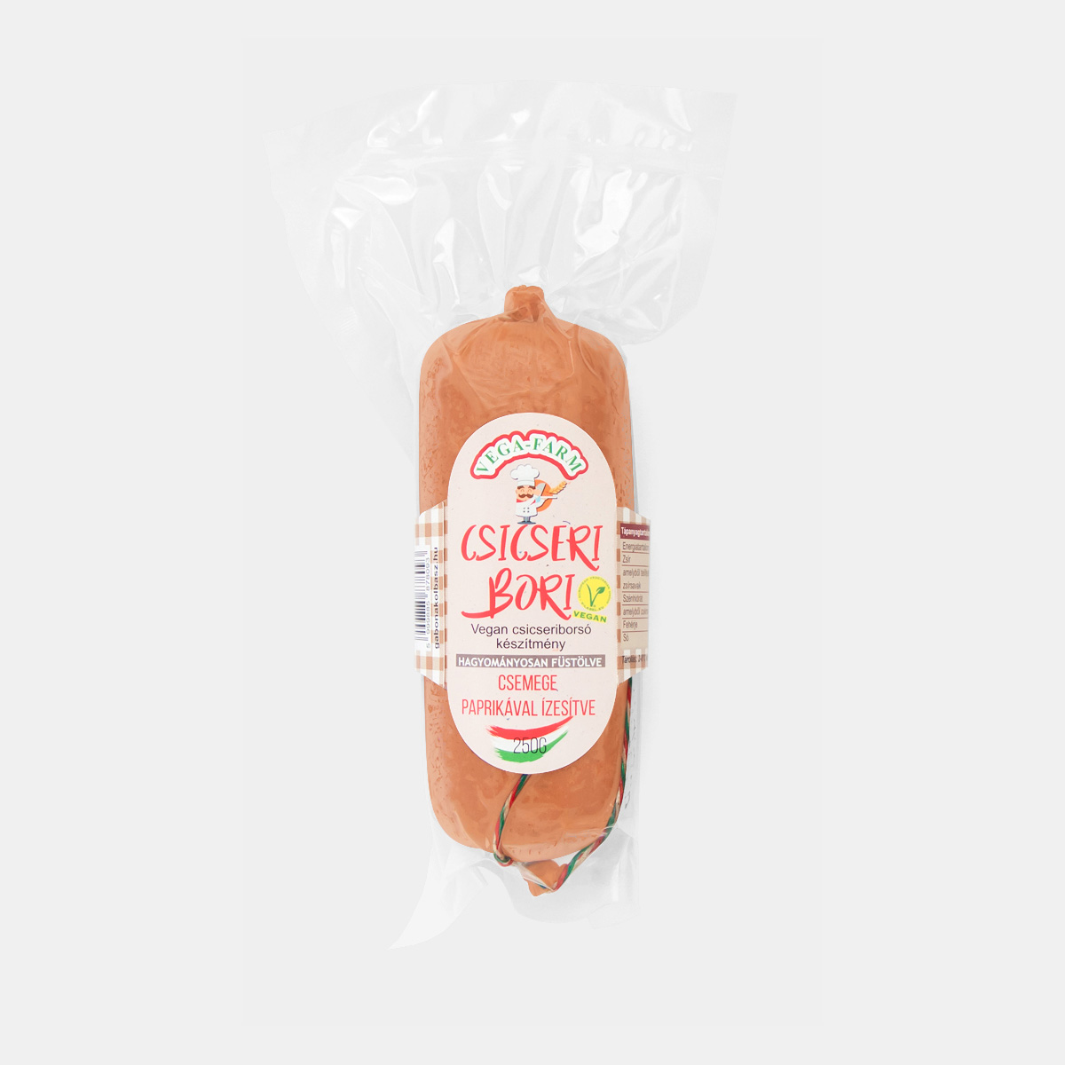 Vega-farm Cícerová klobása s čiplavých papriku 250g