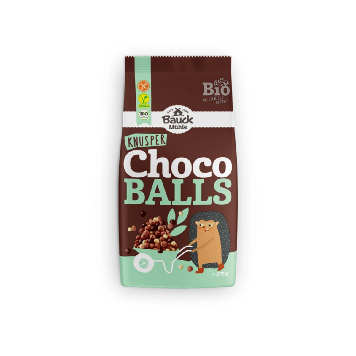 Bauckhof Bio Bezlepkové čokoládové gulíčky 275g