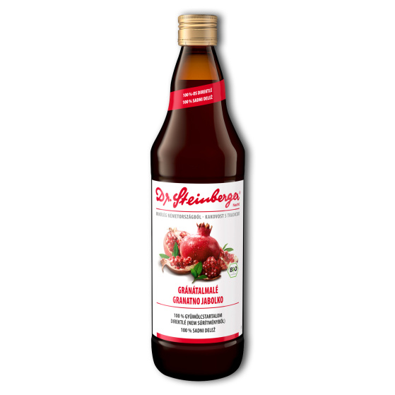 Dr.Steinberger Bio Šťava z gránatových jablka 100% 750ml