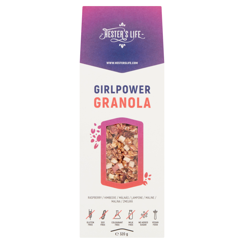 Hester Life Malinová granola 320g